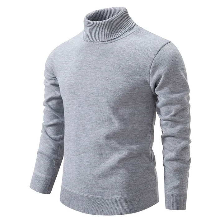 Stilla | Rullekrave Sweater I Bomuld til Mænd
