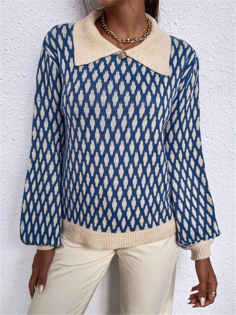 Stilla | Oversized Strikpullover til Damer