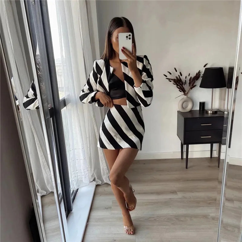 Stilla | 2-delt sæt zebra