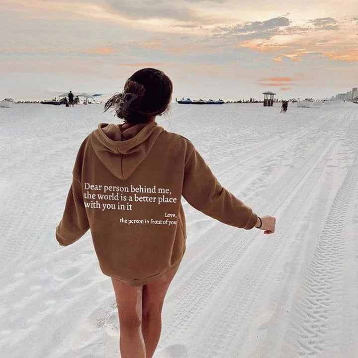Angel™ - Kærlighed Person bag mig Unisex Hoodie [Sidste Dag Rabat]