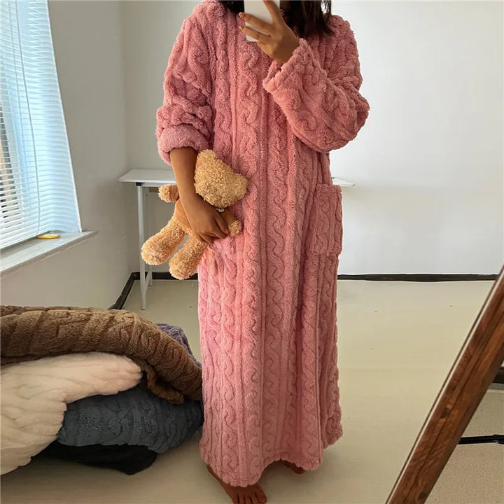 Stilla | Fleece Teddy Kjole