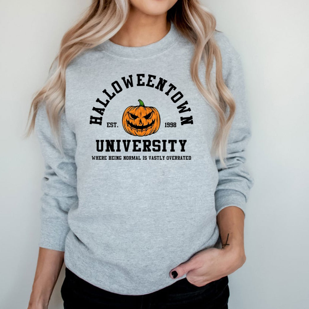 Stilla | Halloween Sweater Med Rund Halsudskæring Til Kvinder