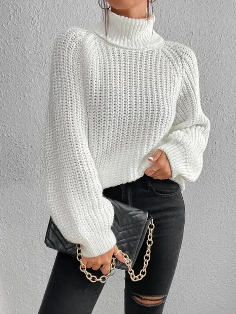 Stilla | Blød Rullekravesweater
