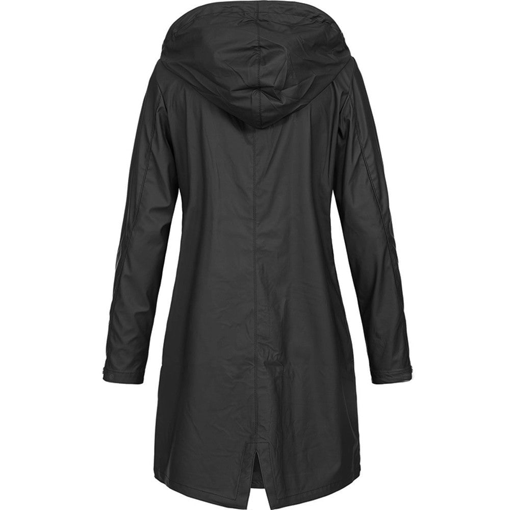 Stilla | Hooded regnfrakke til kvinder