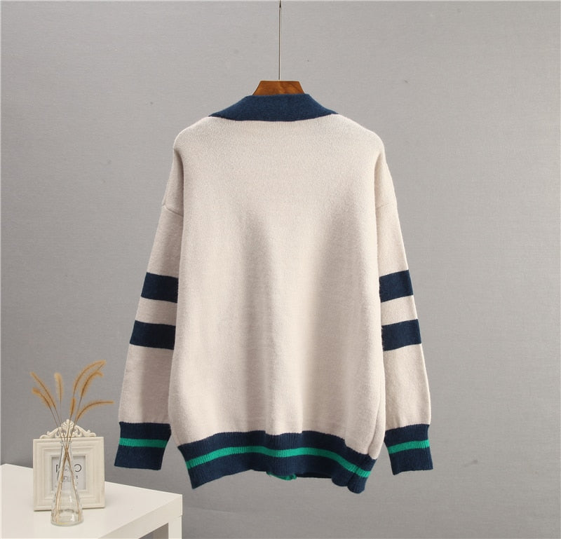 Stilla | V-udskæring Pullover Store Størrelser
