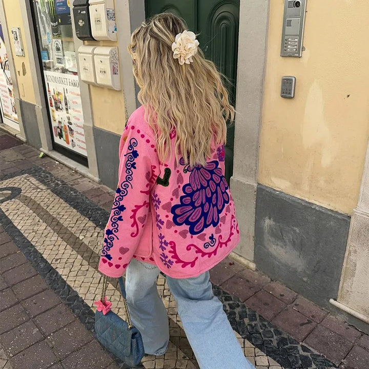 Stilla | Retro Boho-Kortjakke