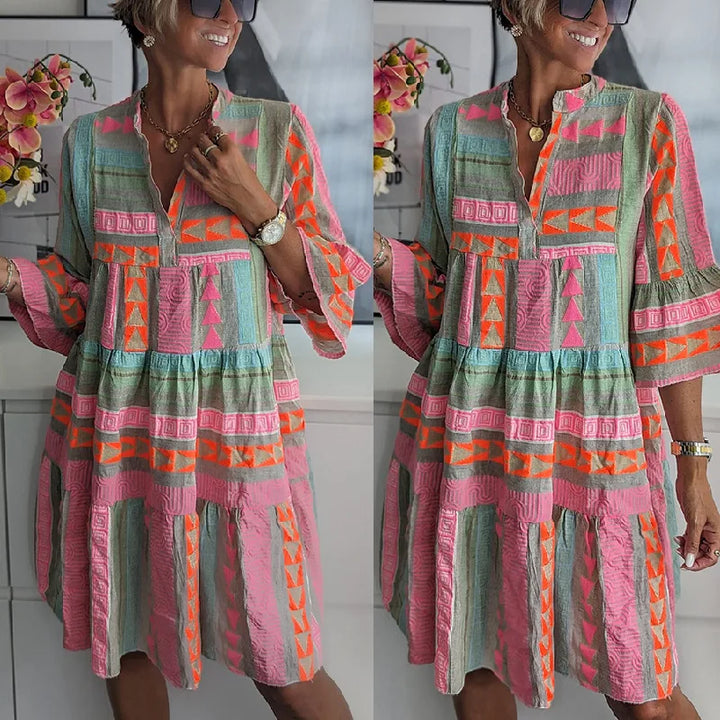 Stilla | Vintage Stil Maxi Kjole