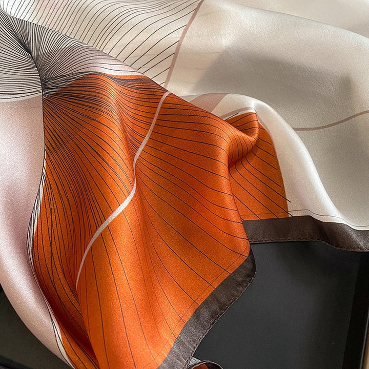 Stilla | 100% Silke Kvadrat Moderne Dekoration Kvinder