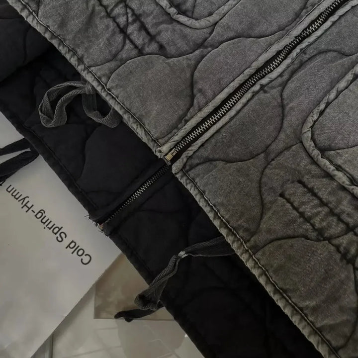 Stilla | Vintage Grå Parka Til Damer