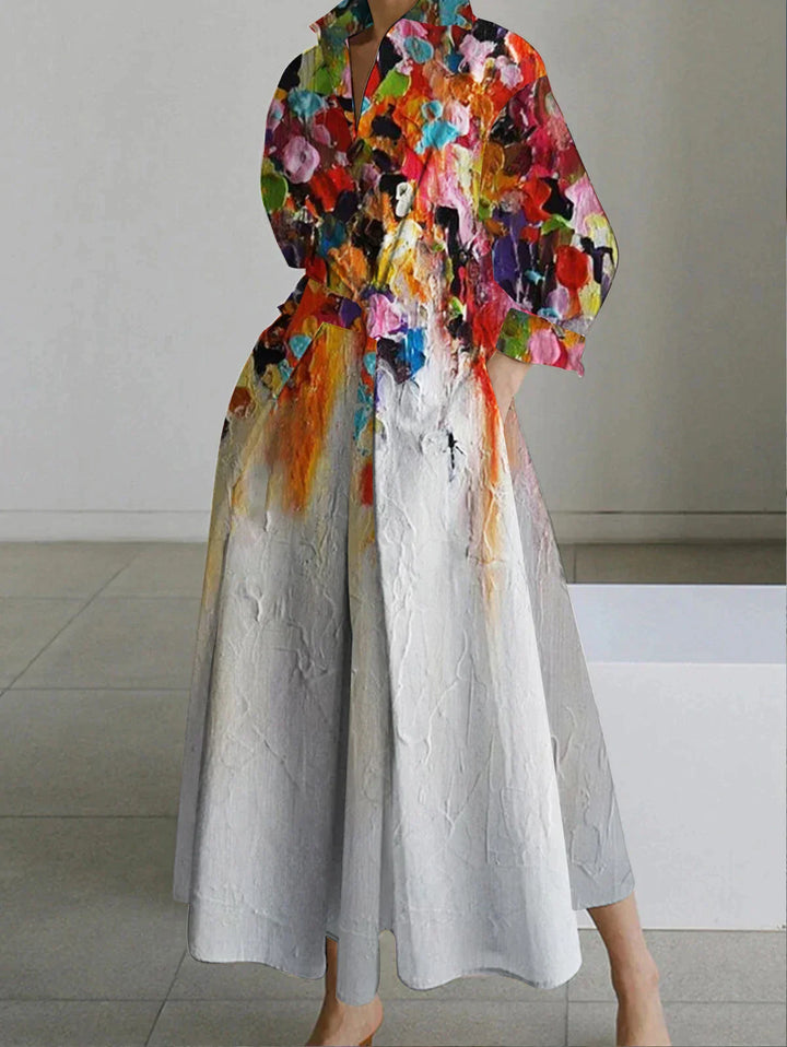 Stilla | Vintage Cotton Linen Kjole