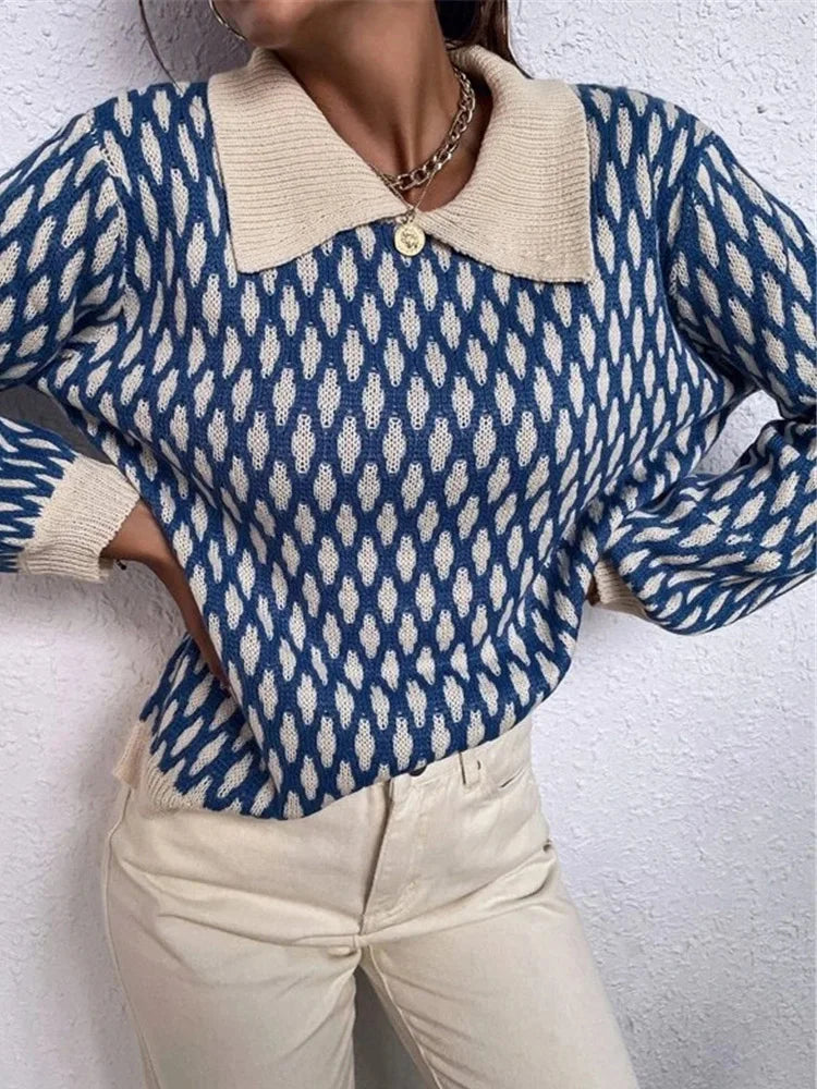 Stilla | Oversized Strikpullover til Damer