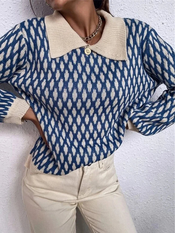 Stilla | Oversized Strikpullover til Damer