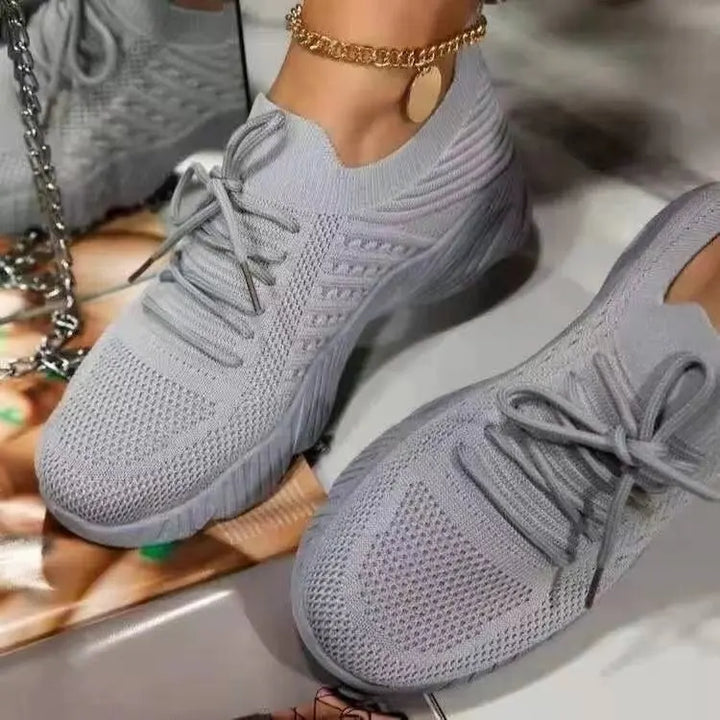Stilla | Mesh-Sneakers, Der Holder Foden i Ensfarvede Farver