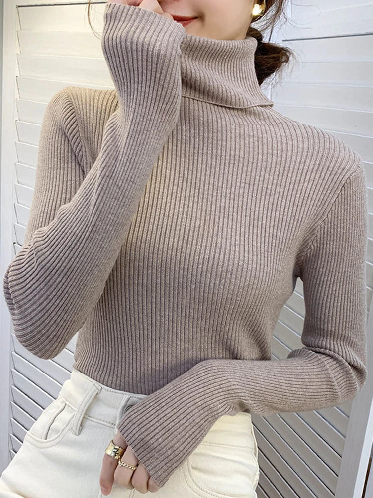 Stilla | Margareta Rullekrave-strikpullover
