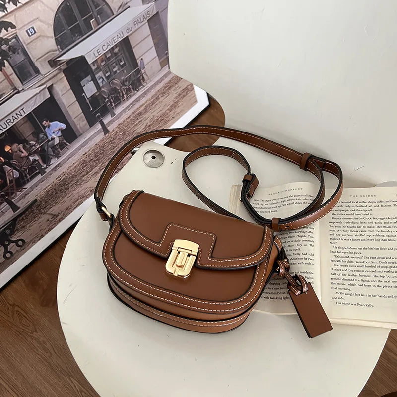 Stilla | Crossbody Taske Med Mønstret Læder