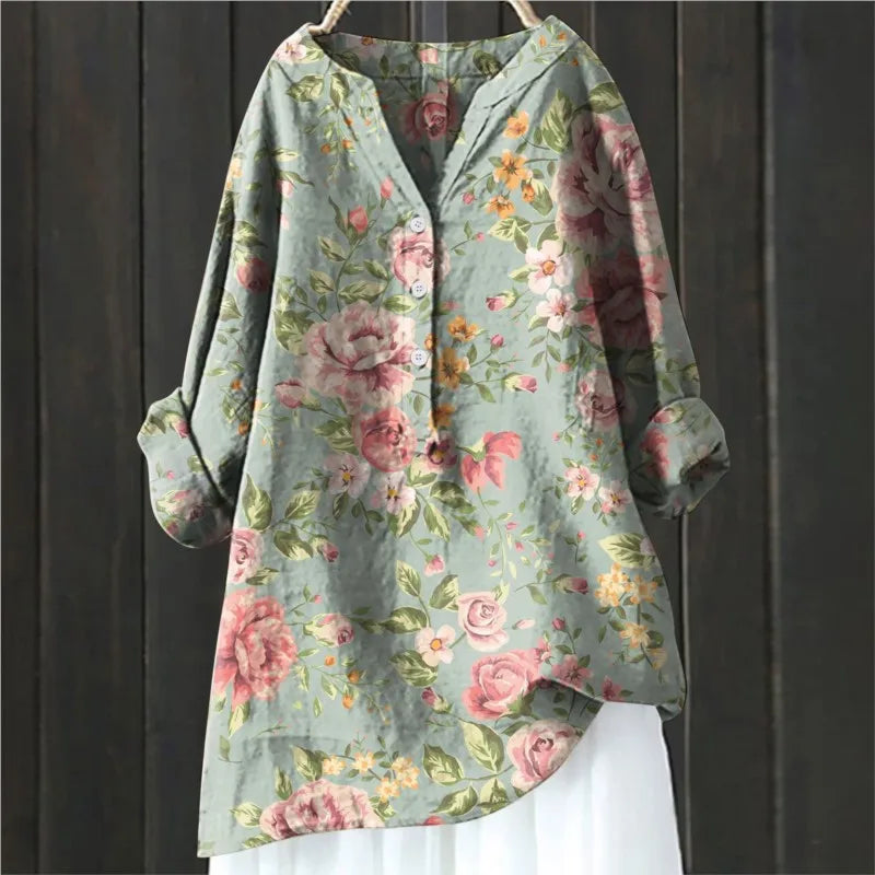 Stilla | Afslappet blomstret bluse