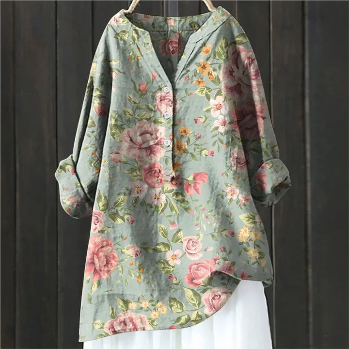 Stilla | Afslappet blomstret bluse