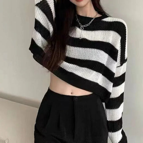 Stilla | Elegant Stribet Pullover Til Kvinder