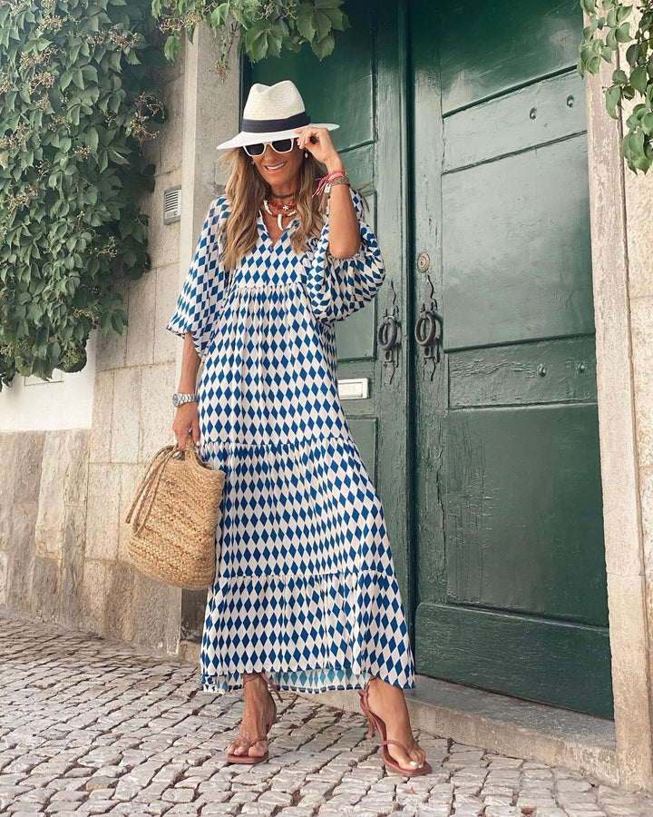Stilla | Bohemian Maxi Kjole: Ekstraordinær Komfort, Storslået Stil
