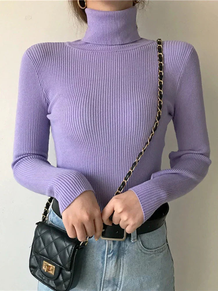 Stilla | Margareta Rullekrave-strikpullover