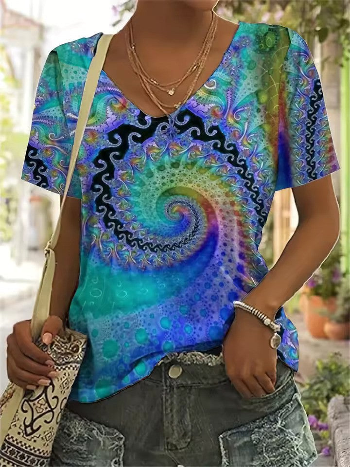 Stilla | V-Udskæring T-Shirt Dame