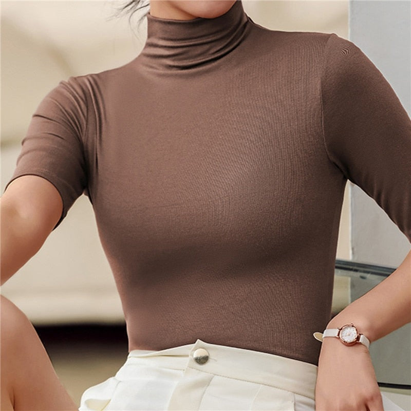 Stilla | Klassisk Sømløs Turtleneck Pullover