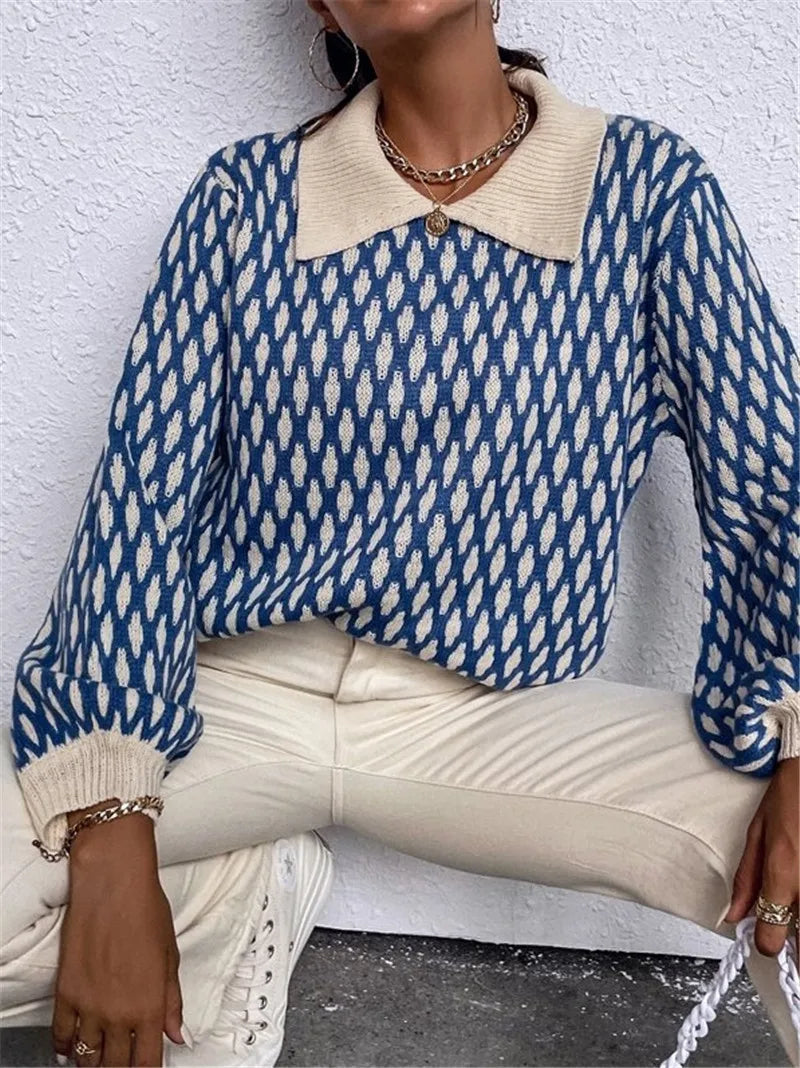 Stilla | Oversized Strikpullover til Damer