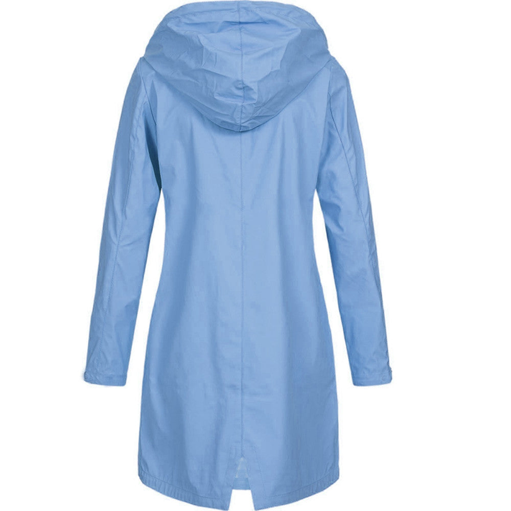 Stilla | Hooded regnfrakke til kvinder