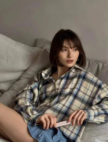 Stilla | Vintage Bluse Med Lange Ærmer Til kvinder