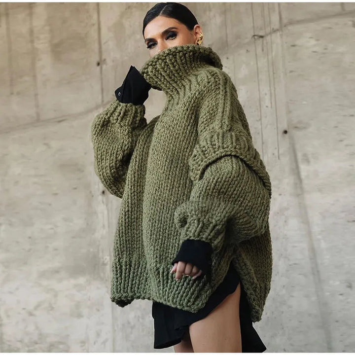 Stilla | Oversized Turtleneck sweater med lange ærmer