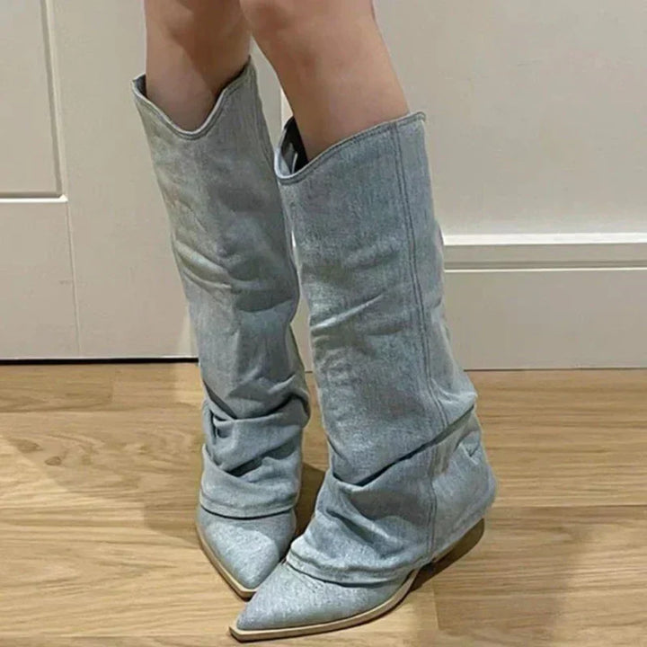Stilla | Jeans Cowboy Støvler Western Spirit Til Damer