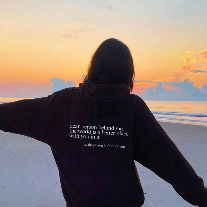 Stilla | Angel Kær Person Bag Mig Unisex Hoodie [sidste Dag Rabat]