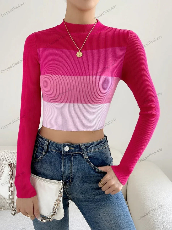 Stilla | Blød rullekrave sweater Look