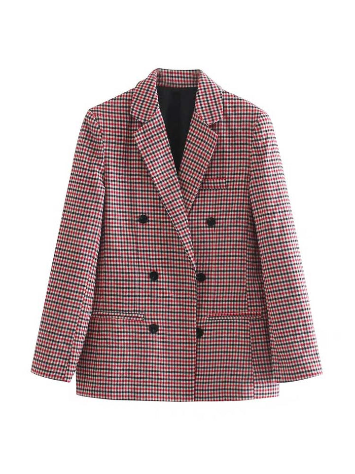 Stilla | Årgang Stil Tjekket Blazer