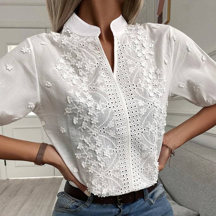 Stilla | Broderi Kvinder Bluse