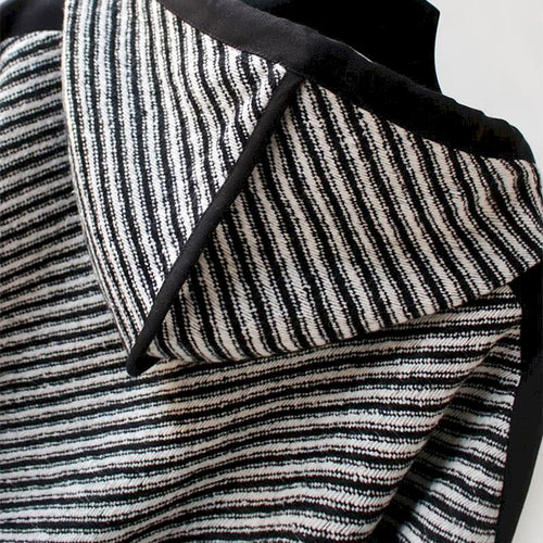 Stilla | Stribet Hoodie med Hætte