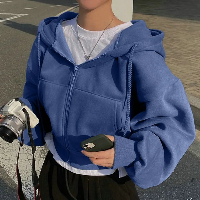 Stilla | Klassisk Korte Sweatshirt til Kvinder