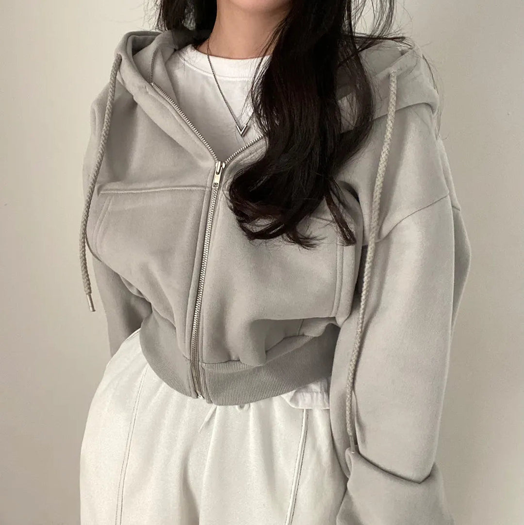 Stilla | Bequemer Kapuzenpullover Mit Reißverschluss