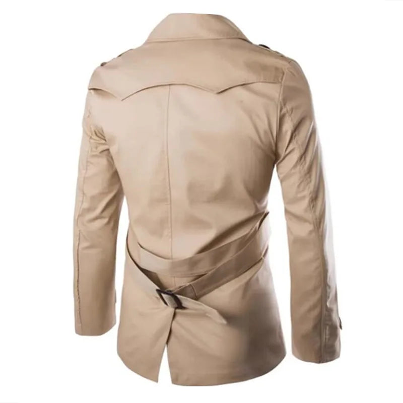 Stilla | Mænds Stilfuld Trenchcoat - Behagelig & Varm