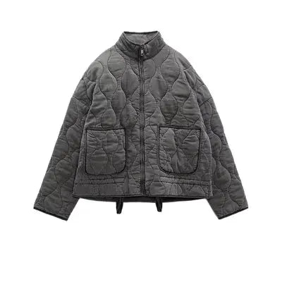 Stilla | Vintage Grå Parka Til Damer
