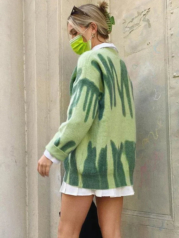 Stilla | Pullover til kvinder med livligt mønster