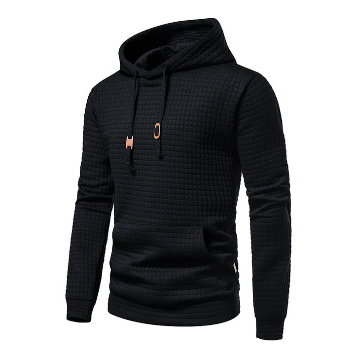 Stilla | Herre Hættetrøje - Sommer Hoodie til Mænd med Struktur & Stil
