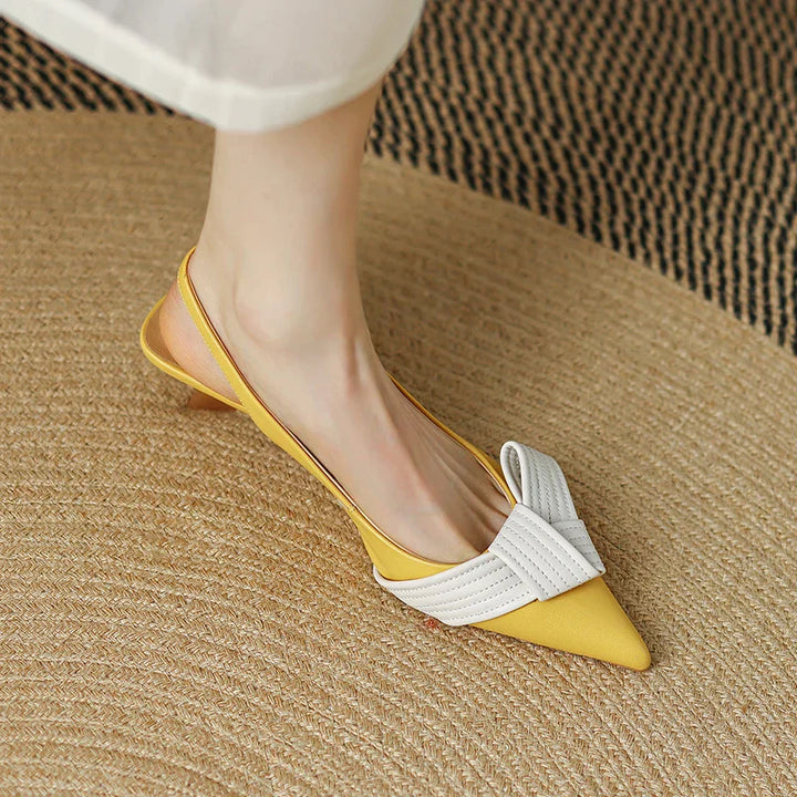 Stilla | Slingback Pumps Med Spids Tåhætte