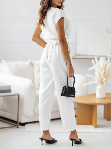 Stilla | Afslappet Kortærmet Jumpsuit