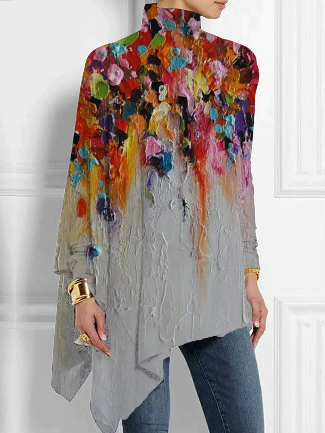 Stilla | Asymmetrisk olie maleri top