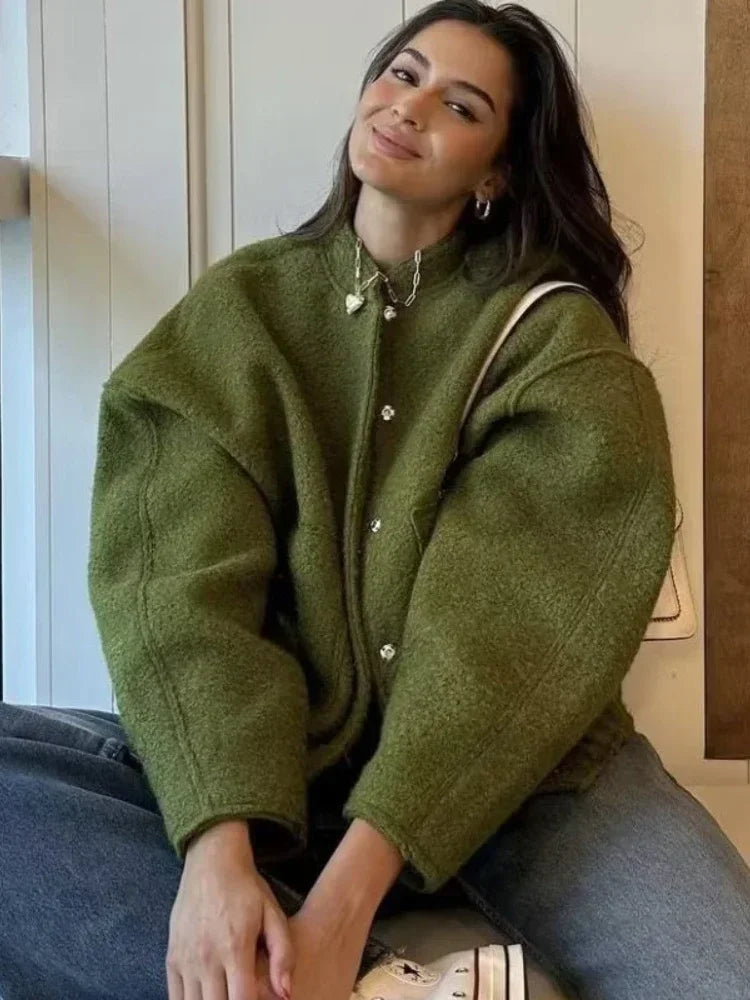 Stilla | Oversize Bomberjakke