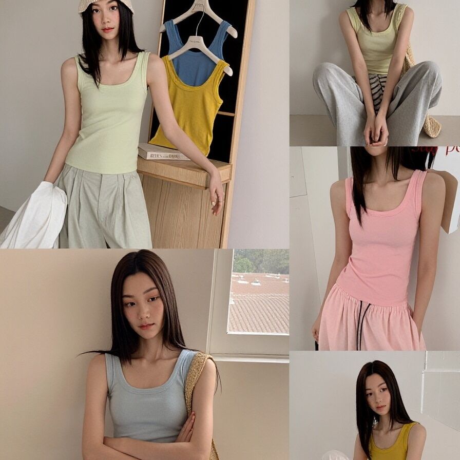 Dame Cami Tank Top Uden ærmer Elegant