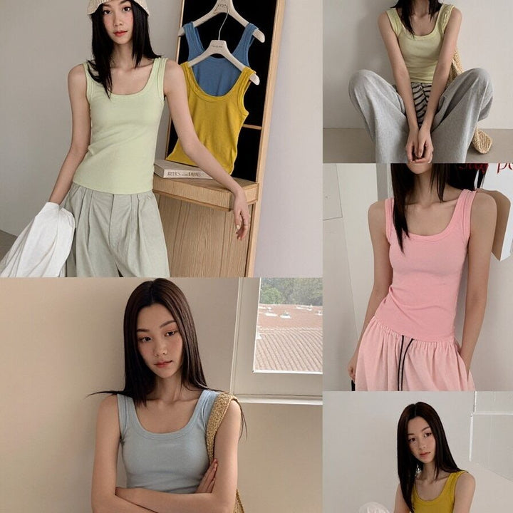 Dame Cami Tank Top Uden ærmer Elegant