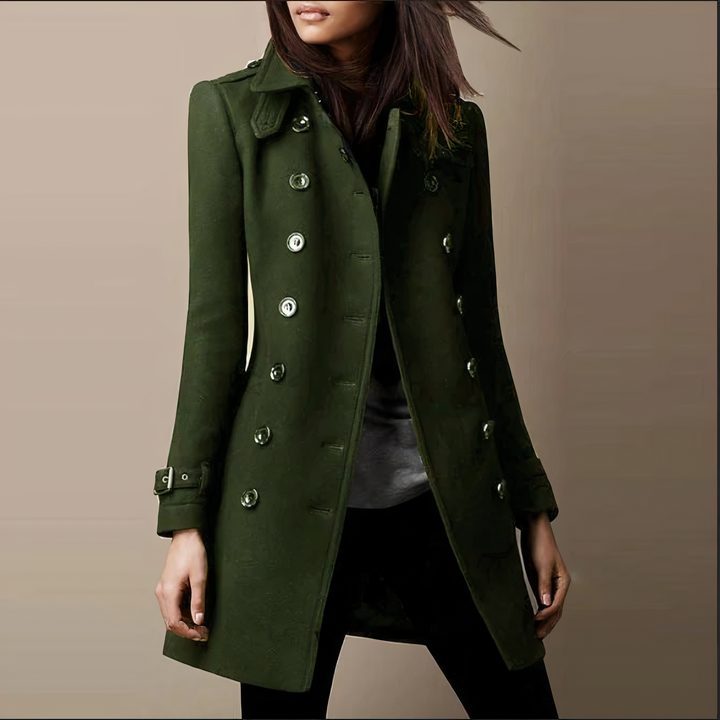 Stilla | Varme Trenchcoat - Lang