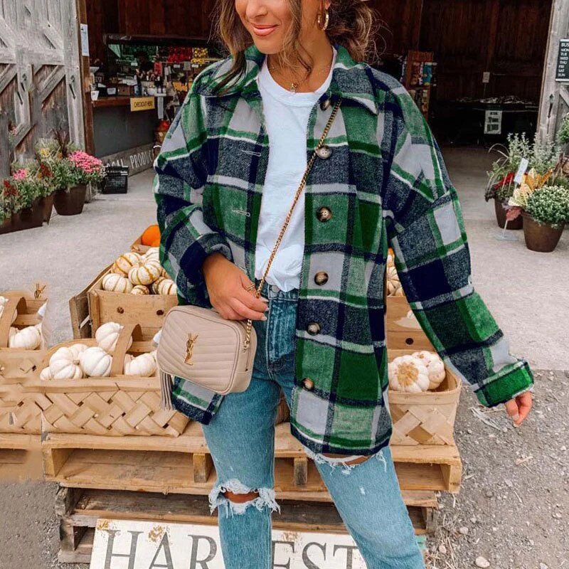 Stilla | Trendy Flannel Skjorte